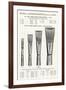 Variety of Paint Brushes-null-Framed Art Print