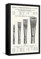 Variety of Paint Brushes-null-Framed Stretched Canvas