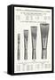 Variety of Paint Brushes-null-Framed Stretched Canvas