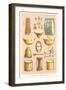 Variety of Percussion Instruments-null-Framed Art Print