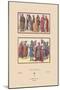 Variety of Polish Costumes, 1200-1399-Racinet-Mounted Art Print