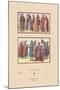 Variety of Polish Costumes, 1200-1399-Racinet-Mounted Art Print