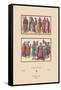 Variety of Polish Costumes, 1200-1399-Racinet-Framed Stretched Canvas