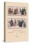 Variety of Sixteenth Century French Costumes and Classes-Racinet-Stretched Canvas