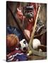 Variety of Sports Equipment-William Whitehurst-Stretched Canvas