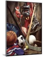 Variety of Sports Equipment-William Whitehurst-Mounted Photographic Print