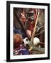 Variety of Sports Equipment-William Whitehurst-Framed Photographic Print