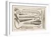 Variety of Surgical Instruments-J. Mynde-Framed Art Print