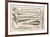 Variety of Surgical Instruments-J. Mynde-Framed Premium Giclee Print