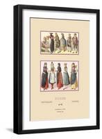 Variety of Swiss Fashions-Racinet-Framed Art Print