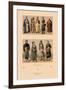 Variety of Turkish Costumes-Racinet-Framed Art Print