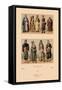 Variety of Turkish Costumes-Racinet-Framed Stretched Canvas