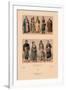 Variety of Turkish Costumes-Racinet-Framed Art Print