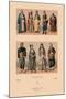 Variety of Turkish Costumes-Racinet-Mounted Art Print