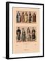 Variety of Turkish Costumes-Racinet-Framed Art Print