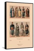 Variety of Turkish Costumes-Racinet-Framed Stretched Canvas