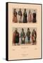 Variety of Turkish Costumes-Racinet-Framed Stretched Canvas