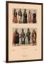 Variety of Turkish Costumes-Racinet-Framed Art Print