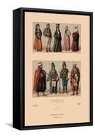 Variety of Turkish Costumes-Racinet-Framed Stretched Canvas