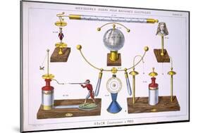 Various Accessories for Electrical Machines-null-Mounted Giclee Print