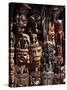 Various African Masks on Sale at Aswan Souq, Aswan, Egypt, North Africa, Africa-Mcconnell Andrew-Stretched Canvas