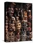 Various African Masks on Sale at Aswan Souq, Aswan, Egypt, North Africa, Africa-Mcconnell Andrew-Stretched Canvas