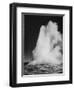 Various Angles During Eruption. "Old Faithful Geyser Yellowstone National Park" Wyoming  1933-1942-Ansel Adams-Framed Art Print