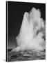 Various Angles During Eruption. "Old Faithful Geyser Yellowstone National Park" Wyoming  1933-1942-Ansel Adams-Stretched Canvas