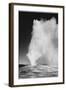 Various Angles During Eruption. "Old Faithful Geyser Yellowstone National Park" Wyoming  1933-1942-Ansel Adams-Framed Art Print