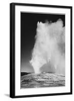 Various Angles During Eruption. "Old Faithful Geyser Yellowstone National Park" Wyoming  1933-1942-Ansel Adams-Framed Art Print