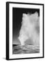 Various Angles During Eruption. "Old Faithful Geyser Yellowstone National Park" Wyoming  1933-1942-Ansel Adams-Framed Art Print