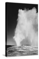 Various Angles During Eruption. "Old Faithful Geyser Yellowstone National Park" Wyoming  1933-1942-Ansel Adams-Stretched Canvas