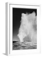 Various Angles During Eruption. "Old Faithful Geyser Yellowstone National Park" Wyoming  1933-1942-Ansel Adams-Framed Art Print