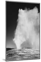 Various Angles During Eruption. "Old Faithful Geyser Yellowstone National Park" Wyoming  1933-1942-Ansel Adams-Mounted Art Print