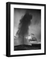 Various Angles During Eruption. "Old Faithful Geyser Yellowstone National Park" Wyoming  1933-1942-Ansel Adams-Framed Art Print