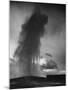 Various Angles During Eruption. "Old Faithful Geyser Yellowstone National Park" Wyoming  1933-1942-Ansel Adams-Mounted Art Print