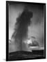 Various Angles During Eruption. "Old Faithful Geyser Yellowstone National Park" Wyoming  1933-1942-Ansel Adams-Framed Art Print