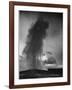 Various Angles During Eruption. "Old Faithful Geyser Yellowstone National Park" Wyoming  1933-1942-Ansel Adams-Framed Art Print