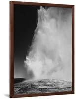 Various Angles During Eruption. "Old Faithful Geyser Yellowstone National Park" Wyoming  1933-1942-Ansel Adams-Framed Art Print