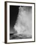 Various Angles During Eruption. "Old Faithful Geyser Yellowstone National Park" Wyoming  1933-1942-Ansel Adams-Framed Art Print