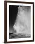 Various Angles During Eruption. "Old Faithful Geyser Yellowstone National Park" Wyoming  1933-1942-Ansel Adams-Framed Art Print