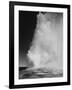 Various Angles During Eruption. "Old Faithful Geyser Yellowstone National Park" Wyoming  1933-1942-Ansel Adams-Framed Art Print