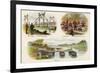 Various Army Training Activities-Richard Simkin-Framed Premium Giclee Print