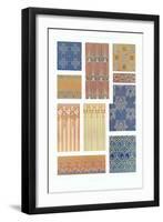 Various Art Deco Wallpaper Designs-null-Framed Art Print