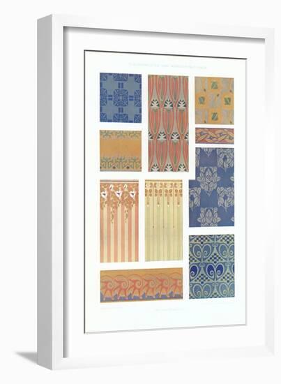 Various Art Deco Wallpaper Designs-null-Framed Art Print