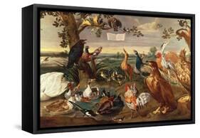 Various Birds-Frans Snyders Or Snijders-Framed Stretched Canvas