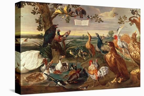 Various Birds-Frans Snyders Or Snijders-Stretched Canvas