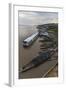 Various boats along the banks of the Amazon River, Loreto, Peru, South America-Michael Nolan-Framed Photographic Print