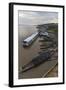 Various boats along the banks of the Amazon River, Loreto, Peru, South America-Michael Nolan-Framed Photographic Print