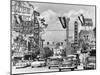 Various Casino Signs along Las Vegas Street-null-Mounted Photographic Print